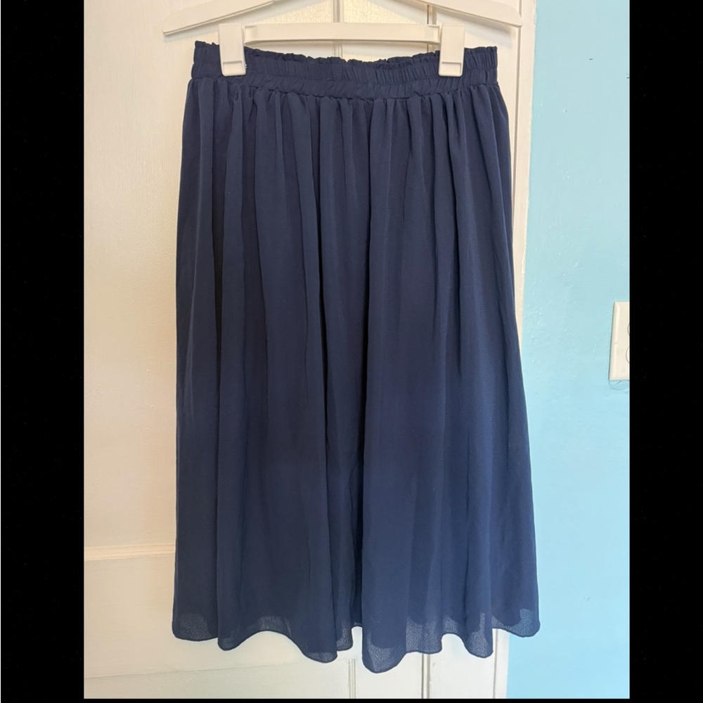 Elegant Blue Women's Skirt